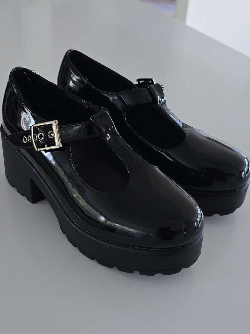 nwot SAI Black Mary Jane Shoes 'Patent Edition' - Picture 3 of 10